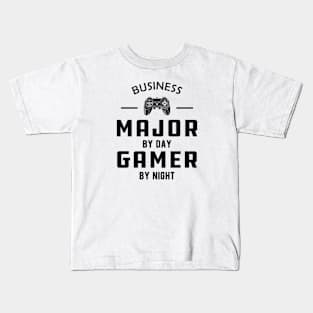 Business major by day gamer by night Kids T-Shirt